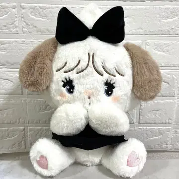 mikko BLACK RIBBON BIG 봉제 인형 수플레