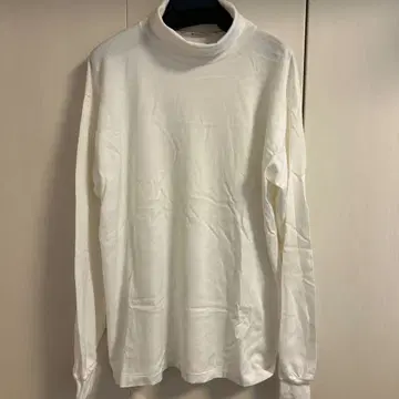 오라리 하이넥 롱 슬리브 티셔츠