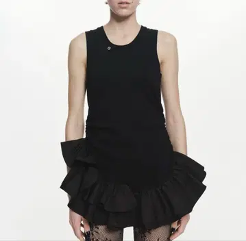 Bibiy. IRIS RUFFLE TOP 프릴 탱크탑 원피스