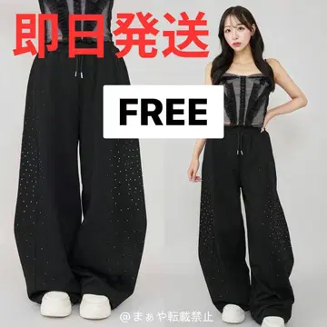BLK FREE Darich 다리치 샤이니 배럴 스웨트 팬츠