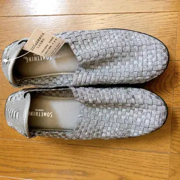 SOMETHING 메쉬 여름 신발 슬립온 스니커즈 통굽 23.5cm