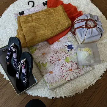 미사용 새상품 유카타 세트