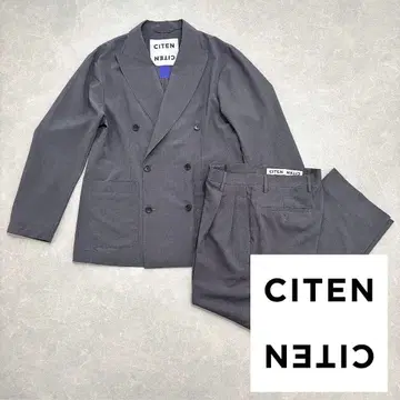 [새상품급] CITEN 셋업 경량 더블 자켓 와이드 팬츠 M
