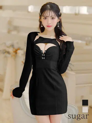 Suger Glossy 드레스 블랙 S