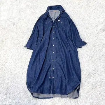 [새상품급] 랭글러 비밍 바이 빔즈 별주 데님 롱 원피스