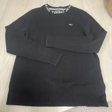 TOMMY JEANS 블랙 니트 L