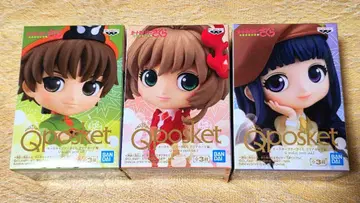Qposket 사쿠라 샤오랑 토모요 피규어 세트