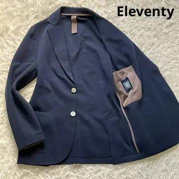 봄/여름 Eleventy 홉삭 스트레치 테일러드 자켓 네이비