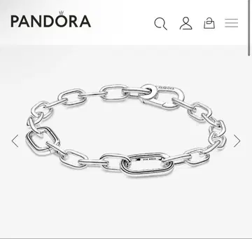 PANDORA 실버 체인 팔찌