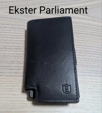 미사용 Ekster Parliament 스마트 지갑 블랙