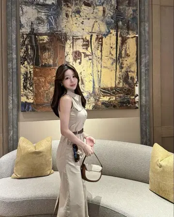 QUNG 트렌치 원피스