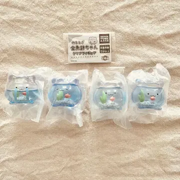 [ 전4종 컴프 세트 ] 와루루기 금붕어항 쨩 클리어 피규어
