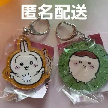 치이카와 라메 아크릴 키링 4 토끼 밤만쥬 세트 가챠