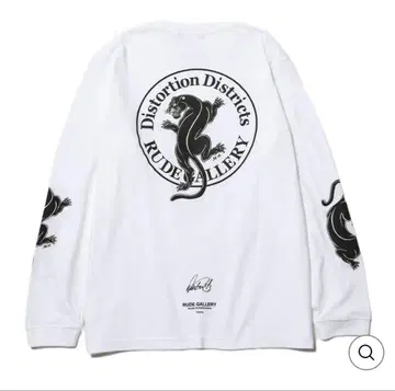 RUDEGALLERY PANTHER LS 화이트 사이즈4 루드 갤러리