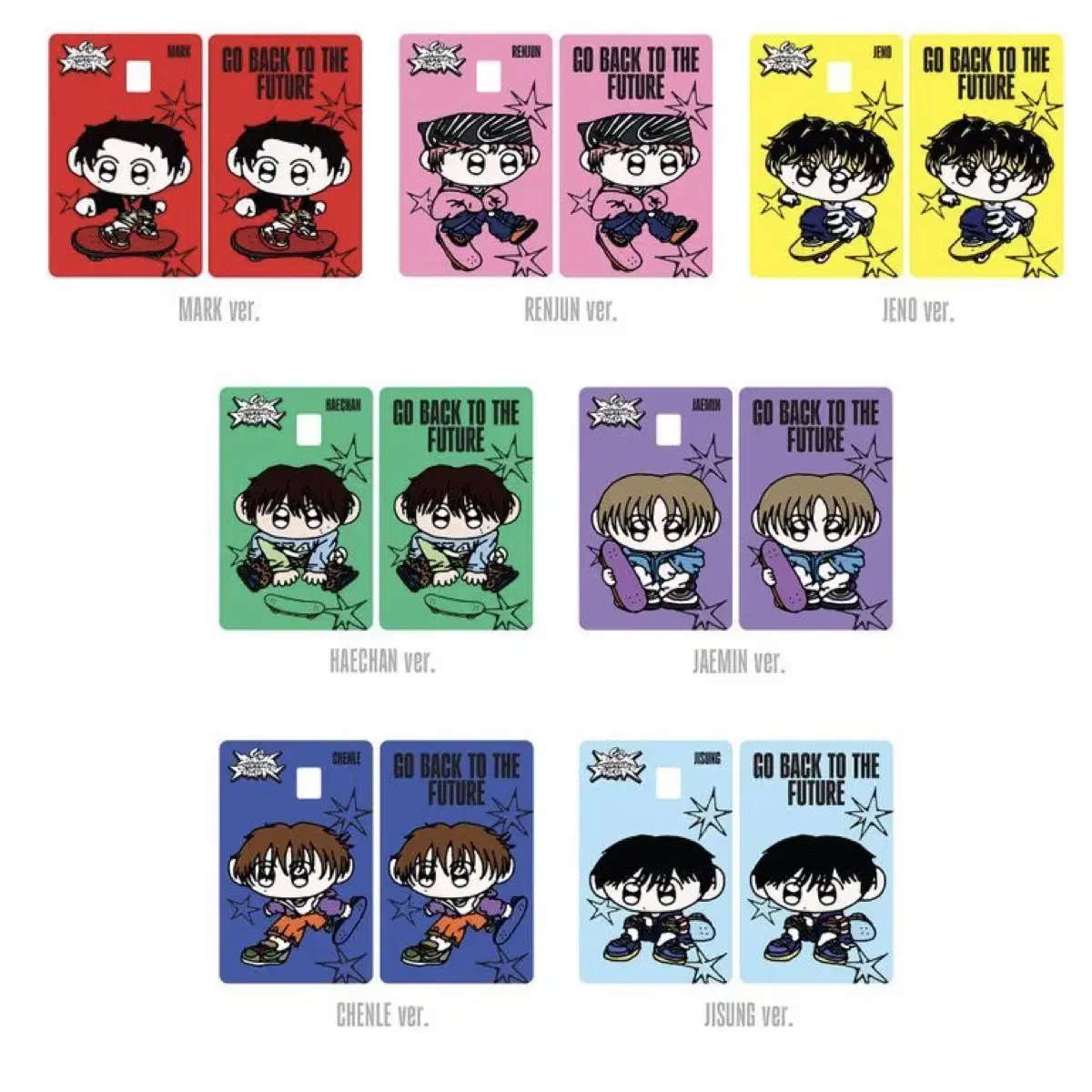 NCT | 엔시티 Nct Dream Pop Up Time Riders Card Cover Sticker