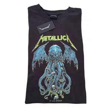 메탈리카 Metallica 남성용 T셔츠 LL XL 블랙