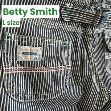 Betty Smith 히코리 데님 버뮤다 크롭 팬츠 일본제