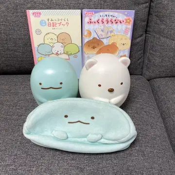 스미코구라시 저금통 필통 다이어리 북 이스트견 운세 북 세트