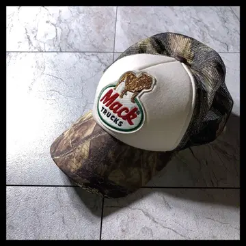 Mack Trucks 트래커 메쉬 캡 리얼트리 카모플라주 패턴