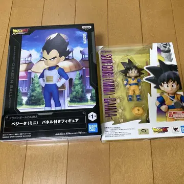 S.H.Figuarts 손오공 (미니) 베지터 (미니) 패널 포함 피규어