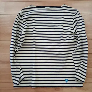 ORCIVAL 보더 긴팔 size3 네이비 x 에크루 오치발