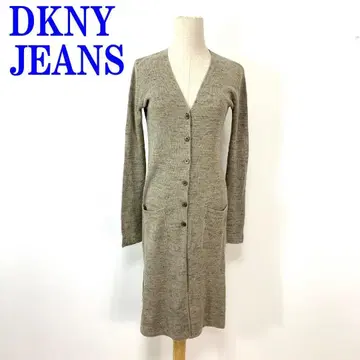 dkny 롱 가디건 린넨 베이지 P C2064