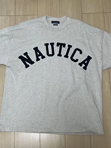 NAUTICA 라이트 그레이 TOO HEAVY T셔츠