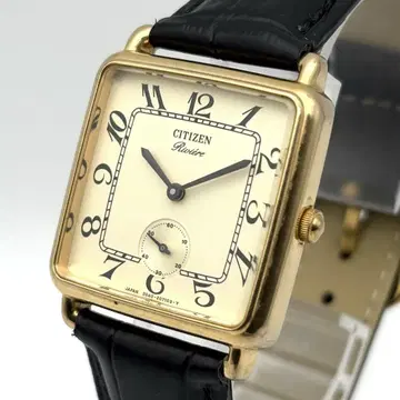 CITIZEN Riviera 스몰 세컨드 쿼츠 손목시계 남성용 레트로