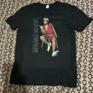 Bruno Mars 그래픽 티셔츠 XL 블랙 부트 새상품.