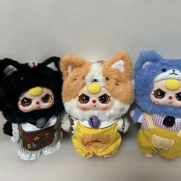 babythree 봉제 인형 고양이 세트