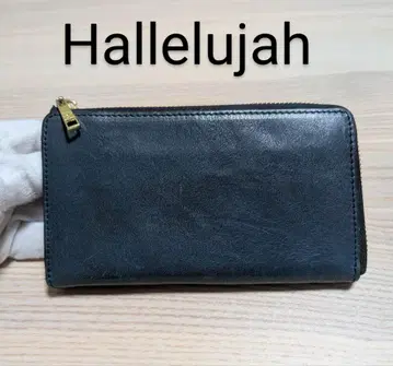 Hallelujah 하렐루야 L자 롱 지갑 네이비