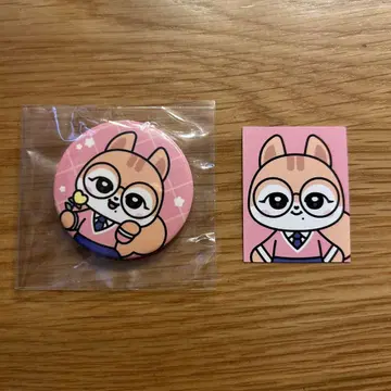 IVE MINIVE SCHOOL popup 혜택 가을 캔뱃지 증명사진