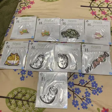파충류 및 양서류 제일복권 H상 러버 컬렉션 9장