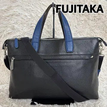 후지타카 비즈니스 백 브리프 케이스 2way 올 가죽 일본제