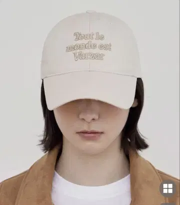 VARZAR 바자르 TMV 레터링 볼 캡 캡