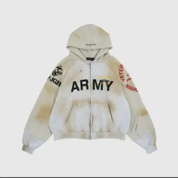 PROJECTG/R ARMY ZIP HOODIE