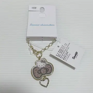 Sanrio 산리오 아베일 헬로키티 레오파드 무늬 리본 백참