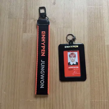 ENHYPEN 정원 ID 카드와 스트랩 세트