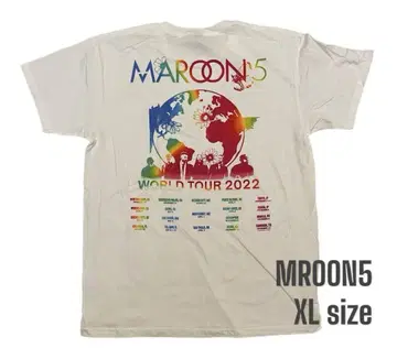 MAROON5 마룬5 라이브 티셔츠 투어 티셔츠