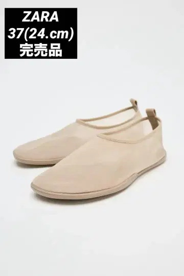 ZARA 자라 메쉬 발레리나 37 24cm 완판템