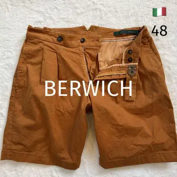 새상품급 BERWICH SCOTCH 하프 팬츠 사이드 조절 L