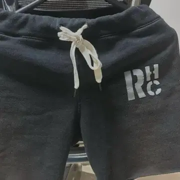 RHC 로고 블랙 숏 팬츠