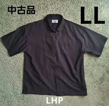 LHP 오버 사이즈 반팔 셔츠 블랙 LL