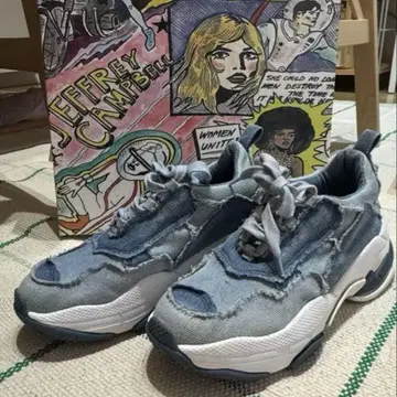 jeffrey campbell 데님 스니커즈