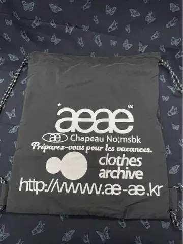 aeae 터 프린트 캐주얼 드로우 스트링 스포츠 백팩