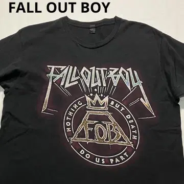 FALL OUT BOY 티셔츠 블랙 썸머 소닉 페스티벌