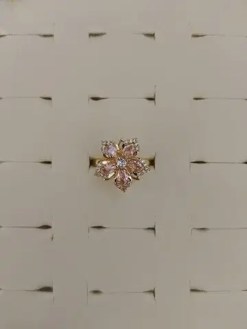 벚꽃 모티브 반지