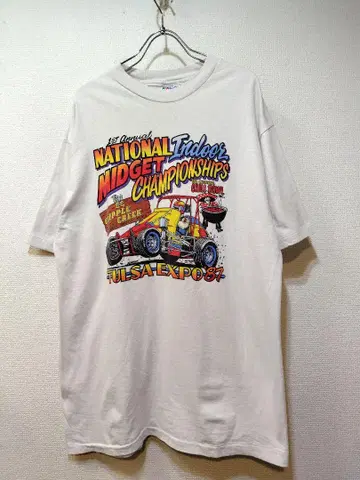 80's Hanes DIRT RACE 티셔츠 XL 기업 물품