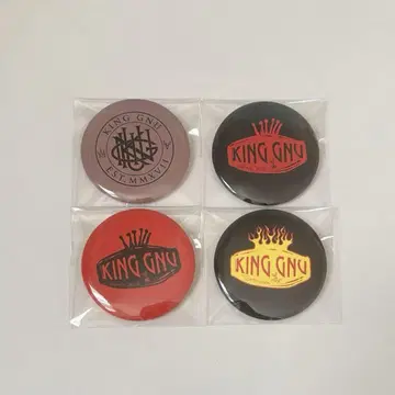King Gnu 캔뱃지 4종 세트