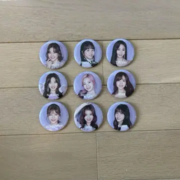 K-POP 아이돌 캔뱃지 9세트